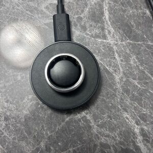 Oura Ring in Black and Silver